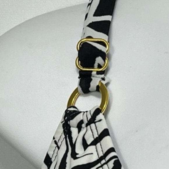 ISLAND ESCAPE WOMAN Black and White Tankini Top NWT - Picture 7 of 11